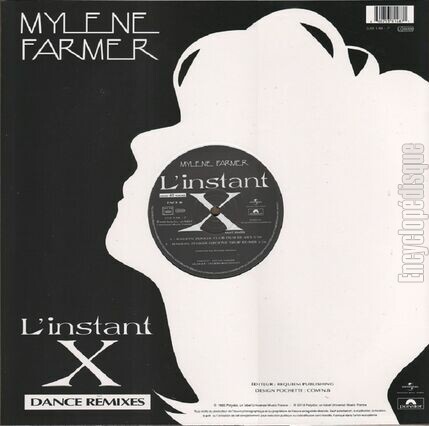 [Pochette de L’instant X -Dance remixes (Mylne FARMER) - verso]