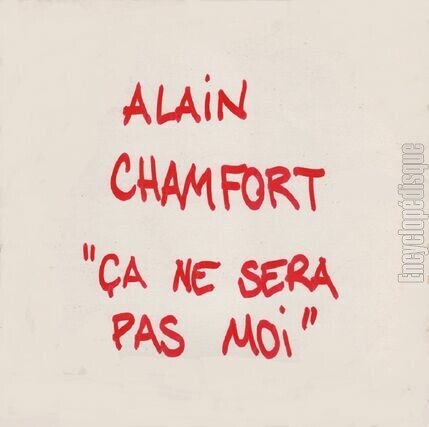 [Pochette de Ce ne sera pas moi (Alain CHAMFORT)]