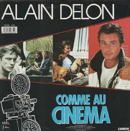 [Pochette de Comme au cinma (Alain DELON) - verso]