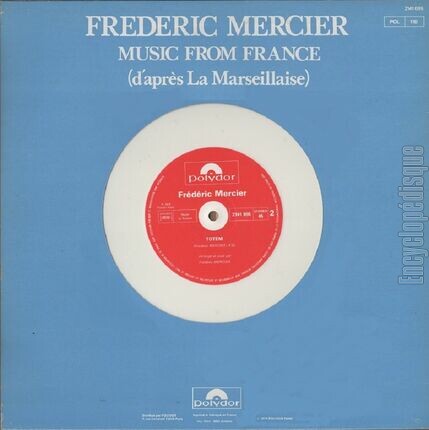 [Pochette de Music from France (Frdric MERCIER) - verso]