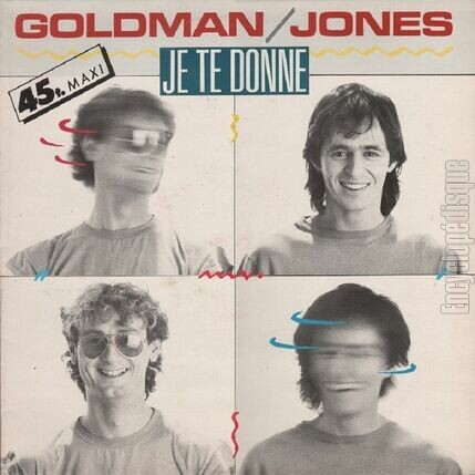 [Pochette de Je te donne (Jean-Jacques GOLDMAN et Michael JONES)]