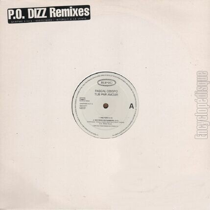 [Pochette de Tu par amour - P.O. Dizz remixes (Pascal OBISPO)]