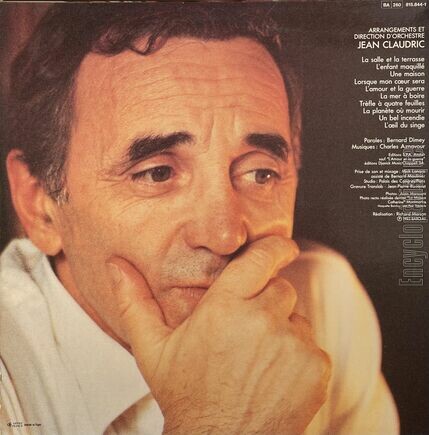 [Pochette de Charles chante Aznavour et Dimey (Charles AZNAVOUR) - verso]