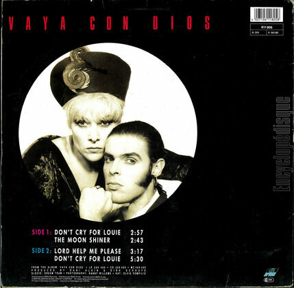 [Pochette de Don’t cry for Louie (Vaya Con Dios) - verso]