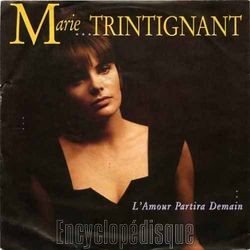 [Pochette de L’amour partira demain (Marie TRINTIGNANT)]