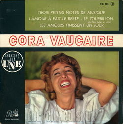 [Pochette de Trois petites notes de musique (Cora VAUCAIRE)]