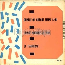 [Pochette de Dml ou chch femm’ a ou (E. VOLEL)]