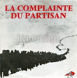 [Pochette de La complainte du partisan (Dominique WALTER)]