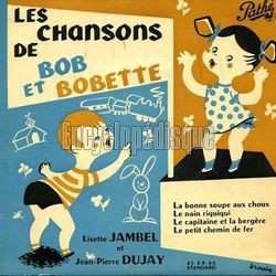 [Pochette de Chansons de Bob et Bobette (Lisette JAMBEL et Jean-Pierre DUJAY)]