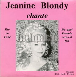 [Pochette de Rio en folie (Jeanine BLONDY)]