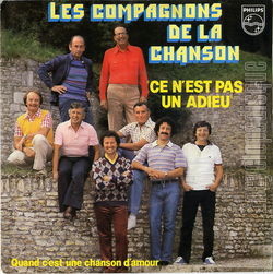 [Pochette de Ce n’est pas un adieu (Les COMPAGNONS DE LA CHANSON)]