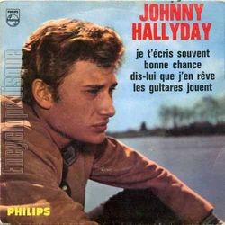 [Pochette de Je t’cris souvent (Johnny HALLYDAY)]