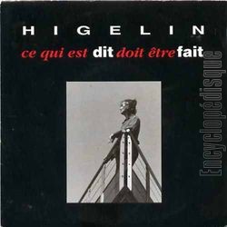 [Pochette de Ce qui est dit doit tre fait (Jacques HIGELIN)]