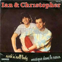 [Pochette de Rock’n’roll lady / Musique dans le cœur (IAN & CHRISTOPHER)]