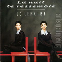 [Pochette de La nuit te ressemble (Jo LEMAIRE)]