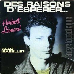 [Pochette de Des raisons d’esprer (Herbert LONARD et Julien LEPERS)]