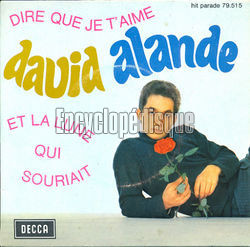 [Pochette de Dire que je t’aime (David ALANDE)]