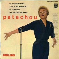 [Pochette de La chansonnette (PATACHOU)]