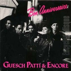 [Pochette de Bon anniversaire (Guesch PATTI & ENCORE)]