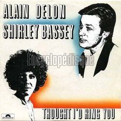 [Pochette de Thought I’d ring you (Alain DELON et Shirley BASSEY)]