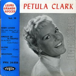 [Pochette de Baby lover - Leurs grands succs vol.10 (Petula CLARK)]