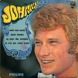 [Pochette de Entre mes mains (Johnny HALLYDAY)]