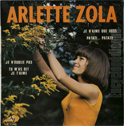 [Pochette de Je n’aime que vous (Arlette ZOLA)]