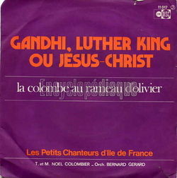 [Pochette de Gandhi, Luther King ou Jsus-Christ (Les PETITS CHANTEURS DE L’ILE-DE-FRANCE)]