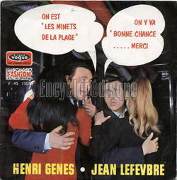 [Pochette de Les minets de la plage (Henri GNS et Jean LEFEBVRE)]