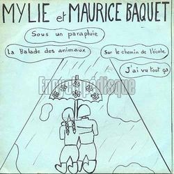 [Pochette de Sous un parapluie (Mylie et Maurice BAQUET)]