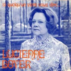 [Pochette de Si quelqu’un vient vous dire (Lucienne BOYER)]