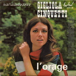 [Pochette de L’orage (Gigliola CINQUETTI)]