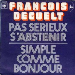 [Pochette de Pas srieux s’abstenir (Franois DEGUELT)]