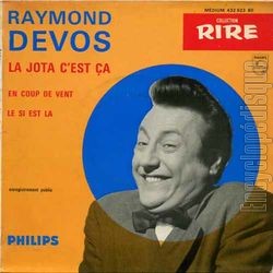 [Pochette de La jota c’est a (Raymond DEVOS)]