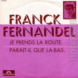 [Pochette de Je prends la route (Franck FERNANDEL)]