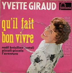 [Pochette de Qu’il fait bon vivre (Yvette GIRAUD)]