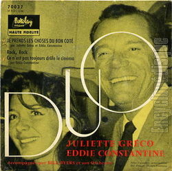 [Pochette de Duo (Juliette GRCO et Eddie CONSTANTINE)]