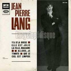 [Pochette de Y’a d’la brise (Jean-Pierre LANG)]