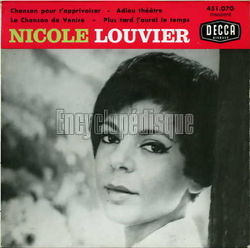 [Pochette de Chanson pour t’apprivoiser (Nicole LOUVIER)]