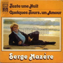 [Pochette de Juste une nuit (Serge MAZRE)]