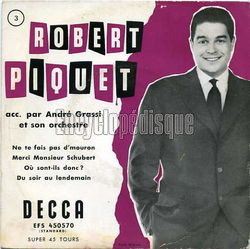 [Pochette de Ne te fais pas d’mouron (Robert PIQUET)]