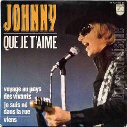 [Pochette de Que je t’aime (Johnny HALLYDAY)]