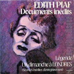 [Pochette de Documents indits (dith PIAF)]