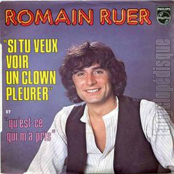 [Pochette de Si tu veux voir un clown pleurer (Romain RUER)]