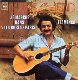 [Pochette de Je marche dans les rues de Paris (Louis CHEDID)]