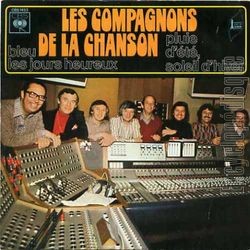 [Pochette de Bleu, les jours heureux (Les COMPAGNONS DE LA CHANSON)]