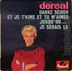 [Pochette de Danke schn (Colette DERAL)]