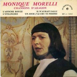 [Pochette de Chansons d’Aragon (Monique MORELLI)]