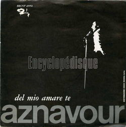 [Pochette de Del mio amare te (Charles AZNAVOUR)]