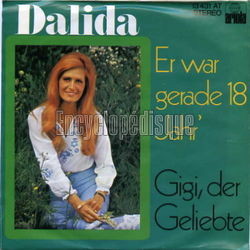 [Pochette de Er war gerade 18 jahr (DALIDA)]